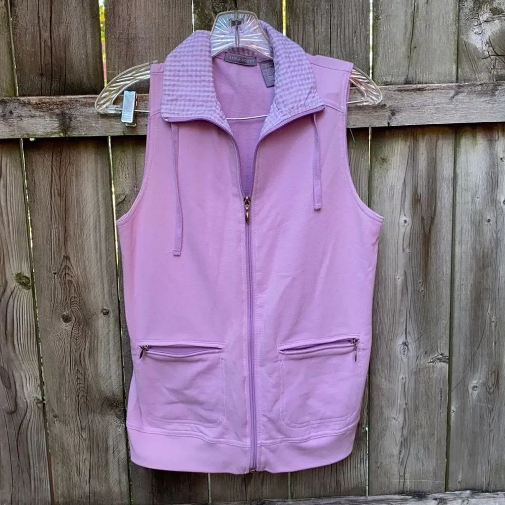 Laura Scott Lavender Vest sz. Small